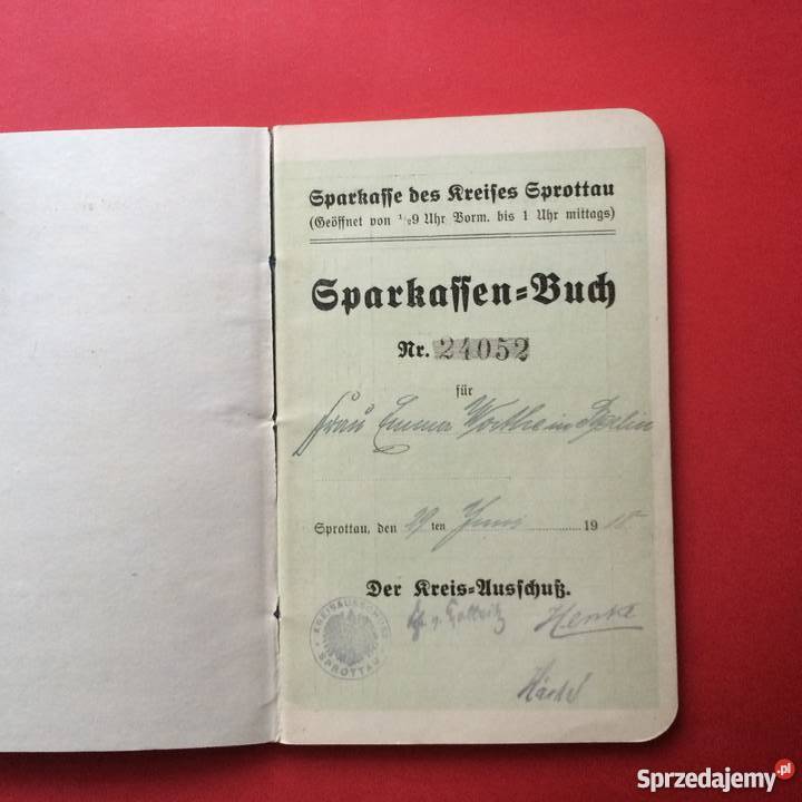 Sparkassenbuch Szczecin sprzedam