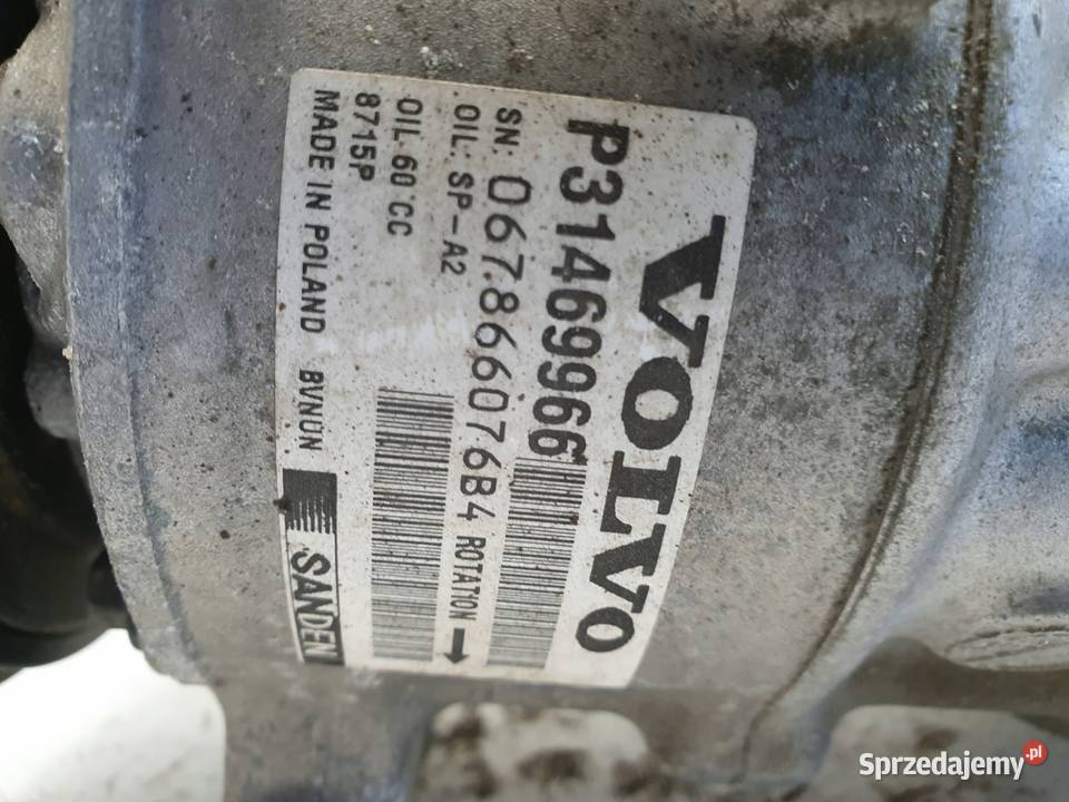 SPRĘŻARKA KLIMATYZACJI Volvo V40 II 20 D D2 osobowe Chełm