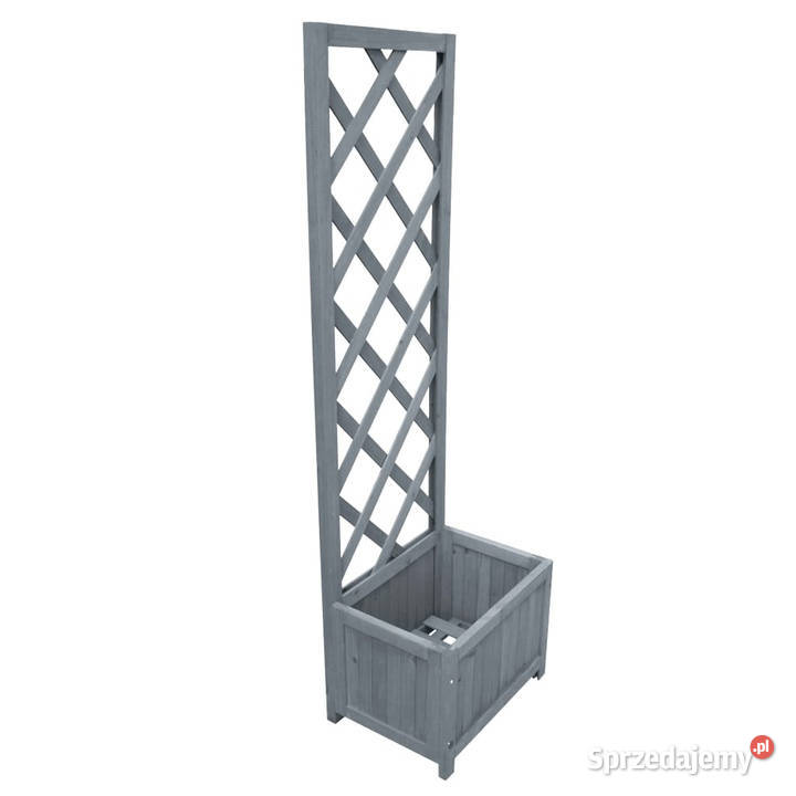 Donica z kratką 40x30x135 lite drewno jodłowe Warszawa