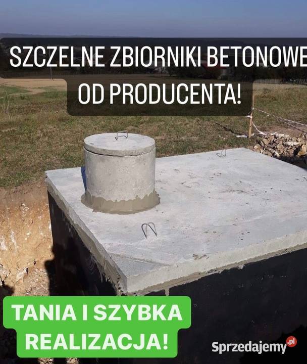 Szamba betonowe Zbiornik na Deszczówkę Białystok sprzedam