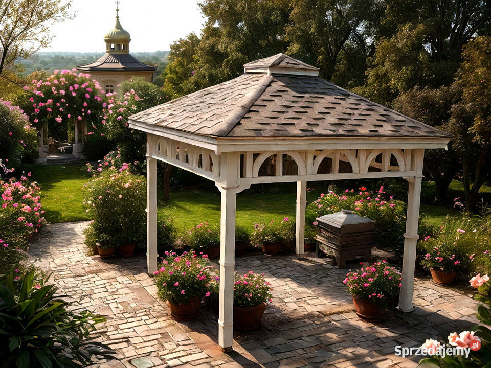 ALTANA 6 DREWNIANA KWADRATOWA 3x3 OGRODOWA Parzymiechy