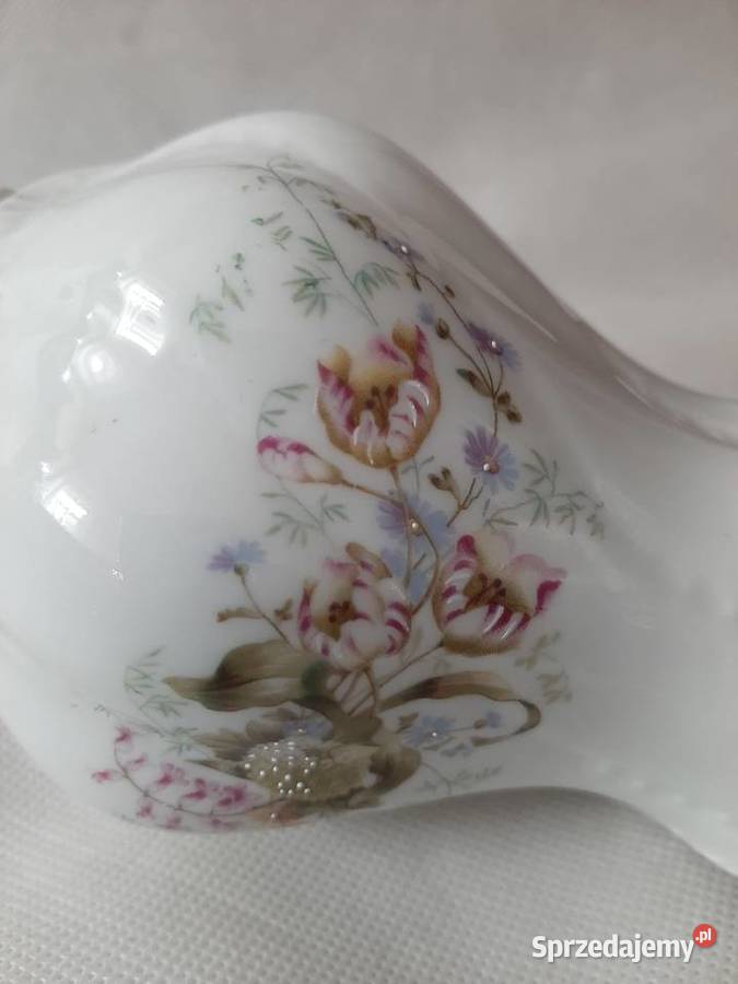 Porcelanowy ręcznie malowany mlecznik niemiecki sprzedam