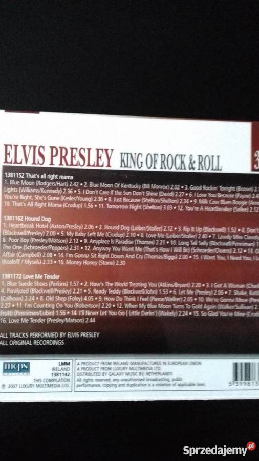 Płyty 3 sztuki CD Elvis Presley Płyty i kasety Iława