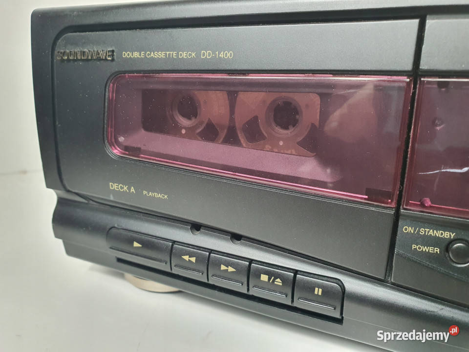 Soundwave Cassette Deck magnetofon DD 1400 Międzychód sprzedam