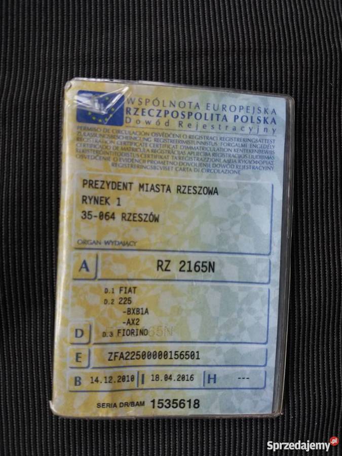 Fiat Fiorino Chłodnia zarejestrowany w Polsce Rzeszów sprzedam