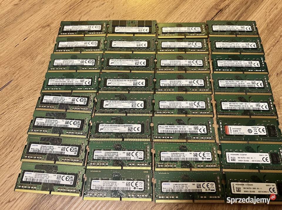 Nowy RAM 8 GB DDR4 3200mhz Sodimm laptop Samsung Pojemność 8GB zachodniopomorskie