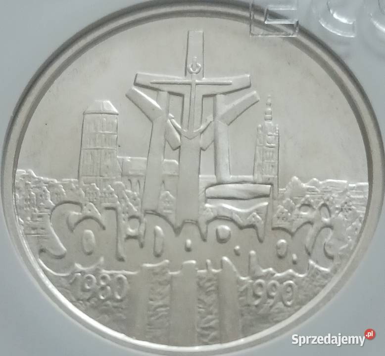 100 000 Solidarność 1990 r Typ B 2 MS 63 GCN Numizmatyka Konin