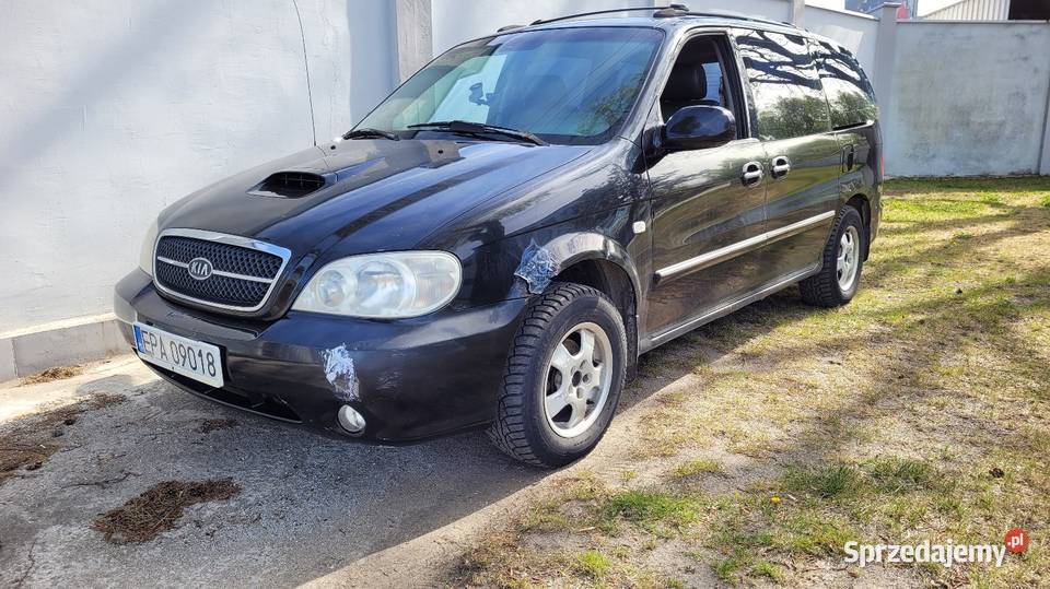 Kia Carnival diesel hak van minivan kampervan czarny Pabianice