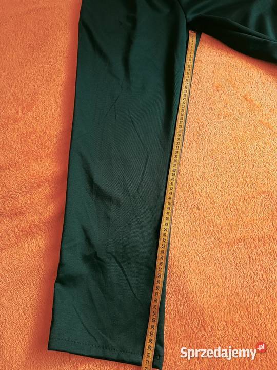 Komplet bluza i spodnie ciemna zieleń masełko