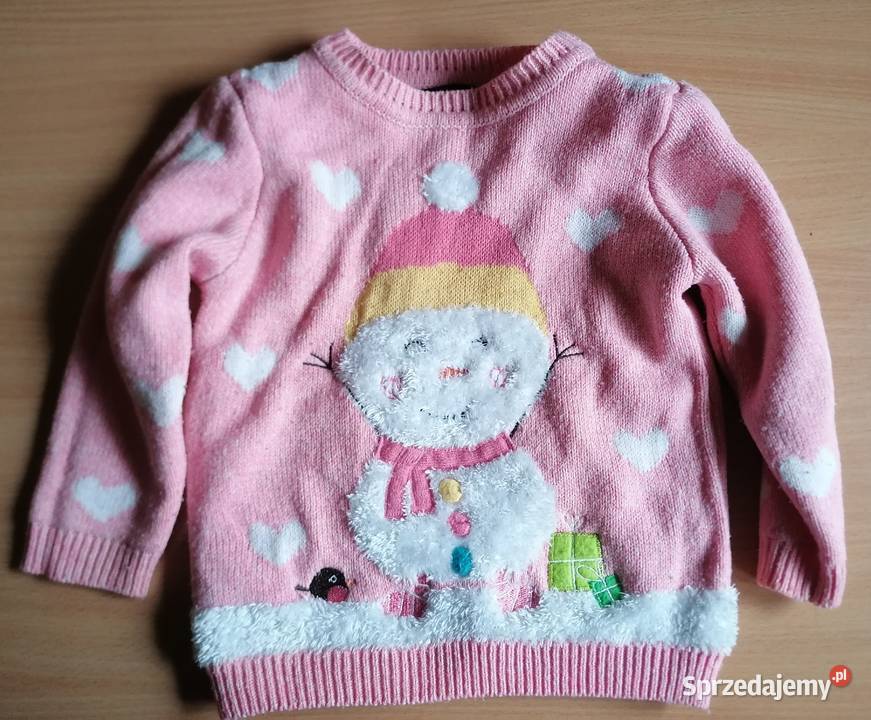 Sweterek z bałwankiem George rozmiar 98104 łódzkie Łódź sprzedam