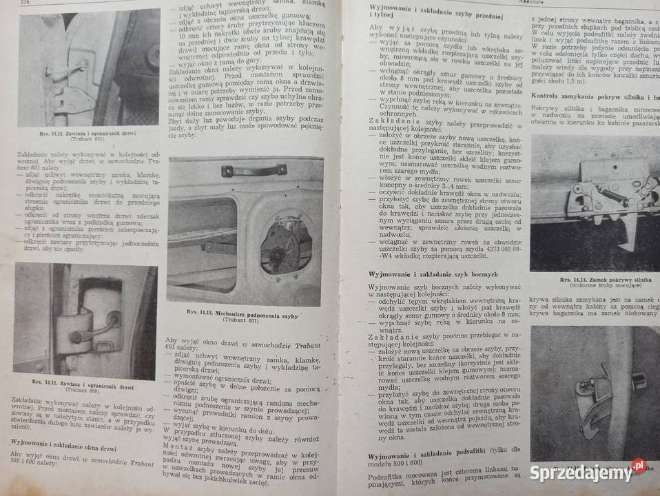 Trabant książka instrukcja