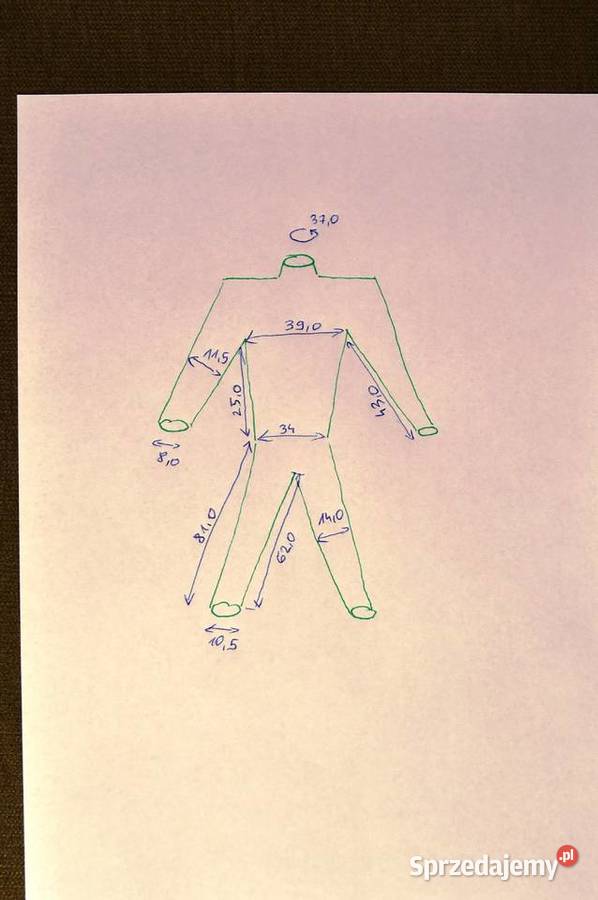 Pianka neoprenowa 25mm 14 XXS M dziecięca stan Kraków