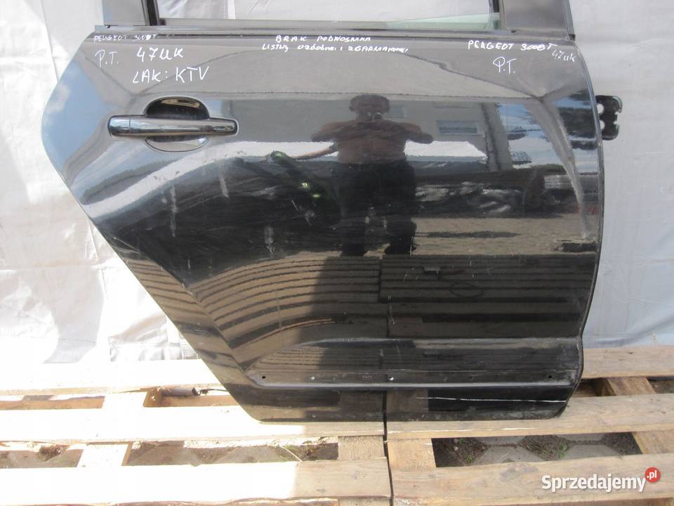 PEUGEOT 3008 I 12r drzwi prawy tył osobowe