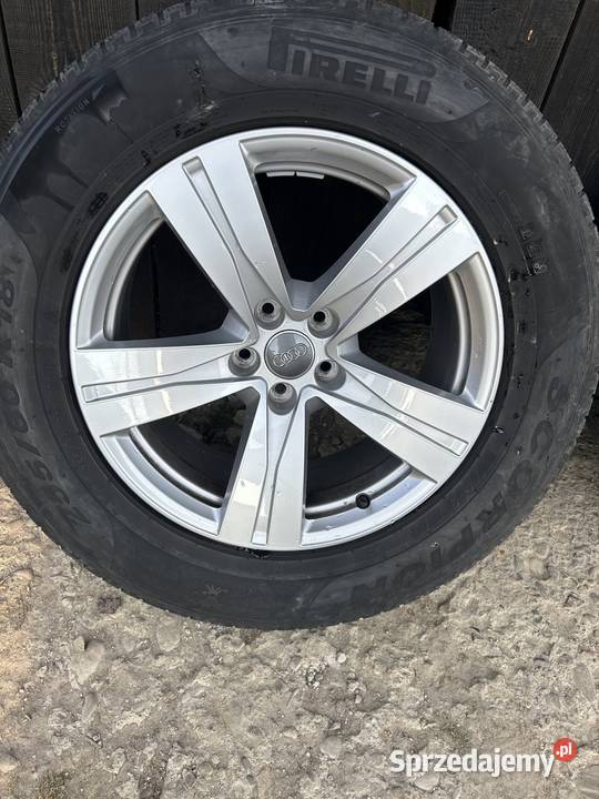 Orginalne Alufelgi 18 ET 25 Audi Q7 Q5 Q3 A4 B8 Czermna