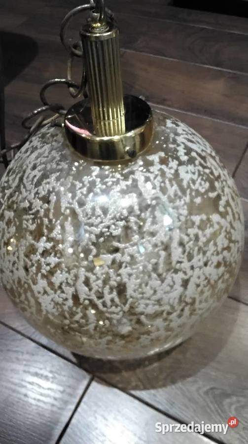 Lampa Wisząca SAKU Szklana Kula Vintage lata Nowa Sól sprzedam