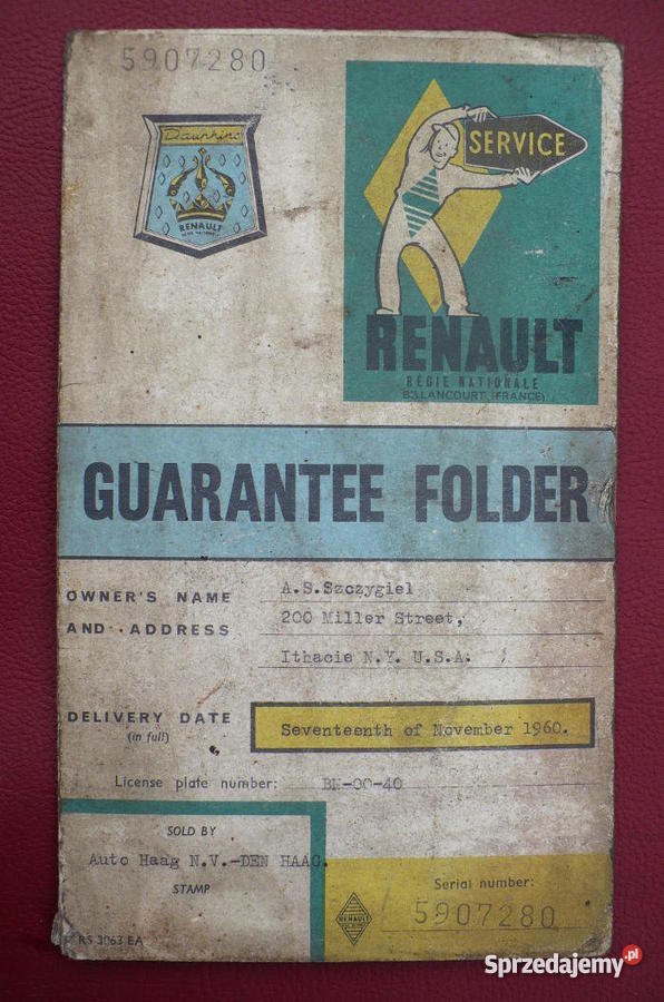 Renault Dauphine Pozostałe Nowy Sącz