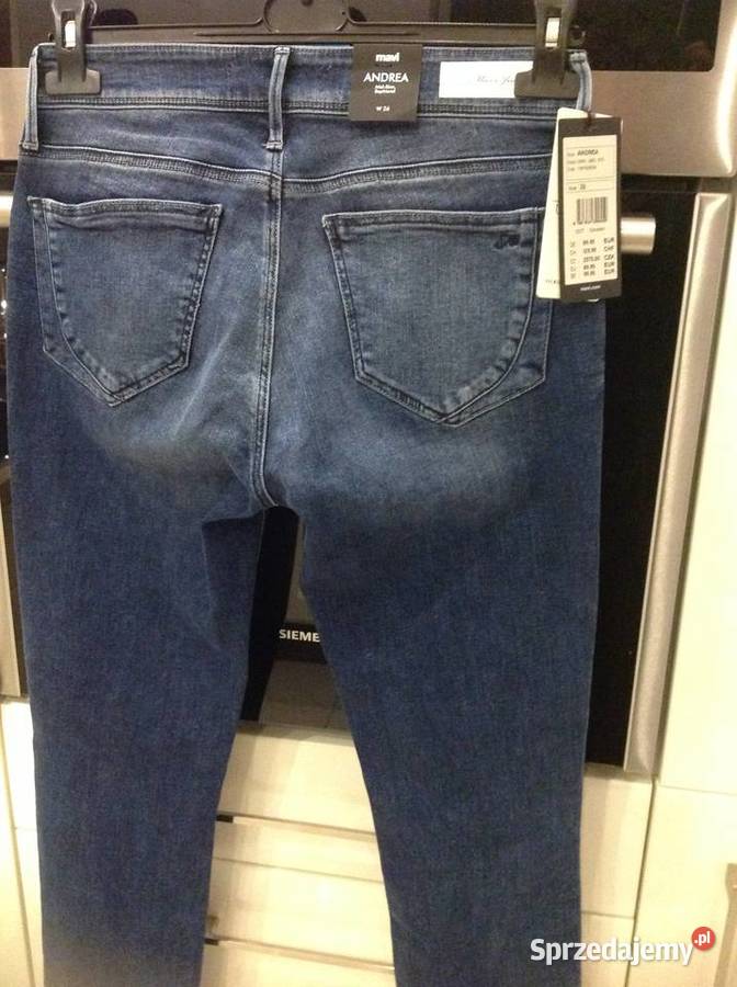 Spodnie Jeans Rurki Damskie MAVI SM NOWE Długie Nowa Sól