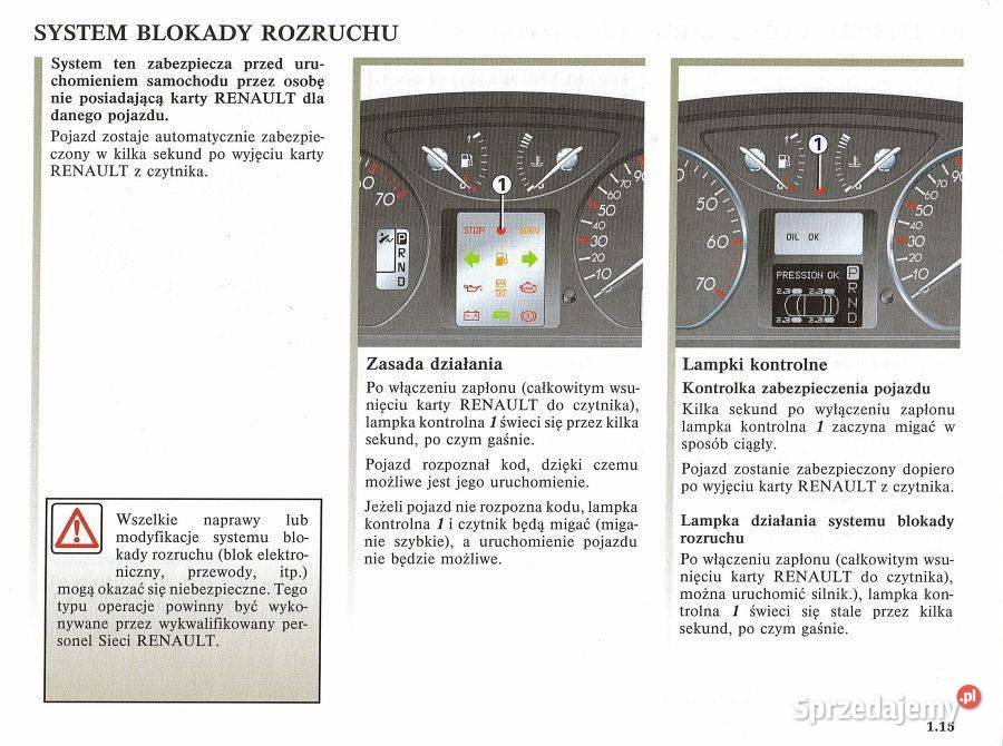 Renault LAGUNA II instrukcja obsługi 250 stron Rzeszów