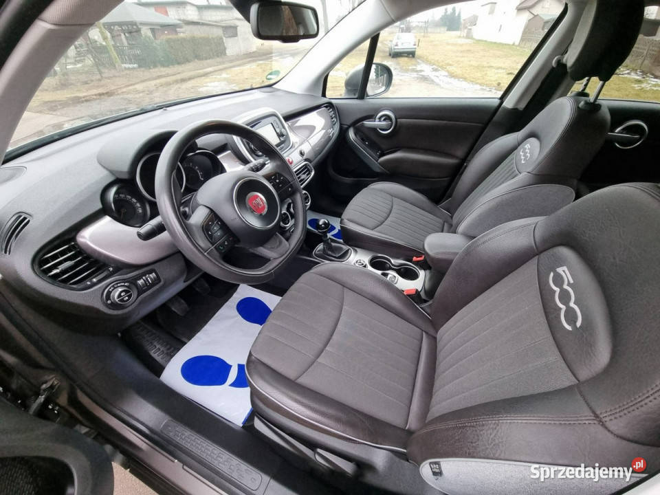 Fiat 500x 16 Benzyna Xenon Alu Navi Tempomat centralny zamek Wojkowice Kościelne sprzedam