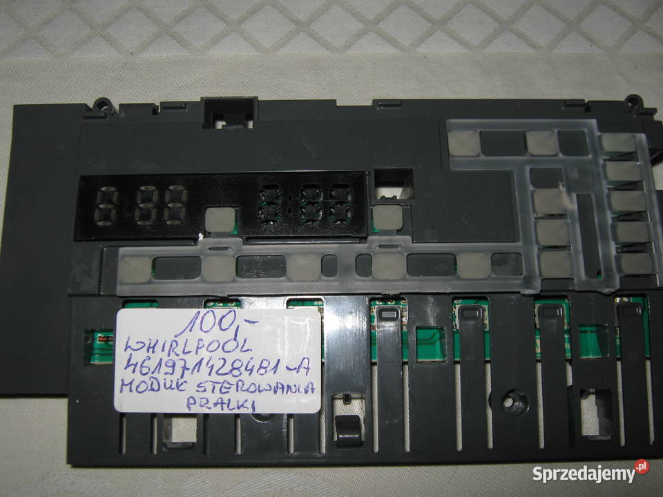 WHIRLPOOL 461971428481A MODUŁ STEROWANIA PRALKI wolnostojące AGD Nowy Sącz sprzedam
