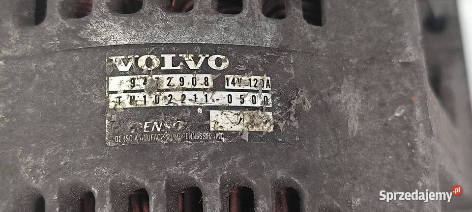 ALTERNATOR VOLVO V40 9472908 Pozostałe Lipno
