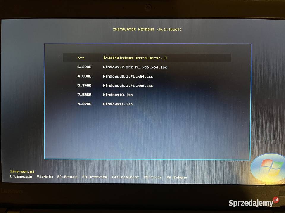 Pendrive Instalacja WIndows 7 8 10 11 MULTIBOOT mazowieckie Warszawa sprzedam