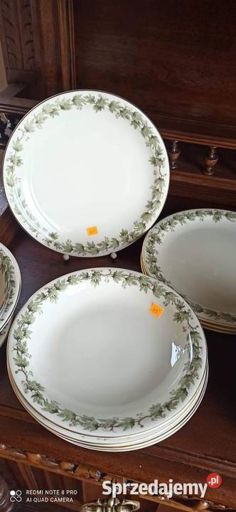 Salaterka Serwis Morbar Liście na złoconej Gdańsk