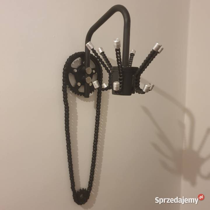 moto wieszak na ubrania obrotowy na ścienny czarny