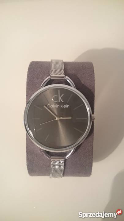 Damski Zegarek CK Calvin Klein srebrny czarna mazowieckie Warszawa sprzedam