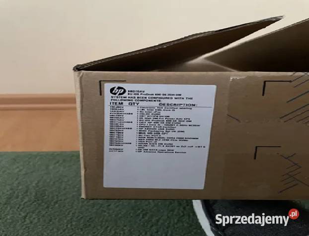 Komputer stacjonarny HP ProDesk 600 G6 Nowy Żary