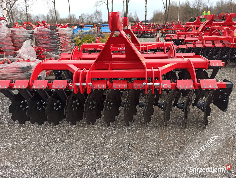 talerze fi 560mm Ciężka Brona talerzowa AGROMIX Węgrów