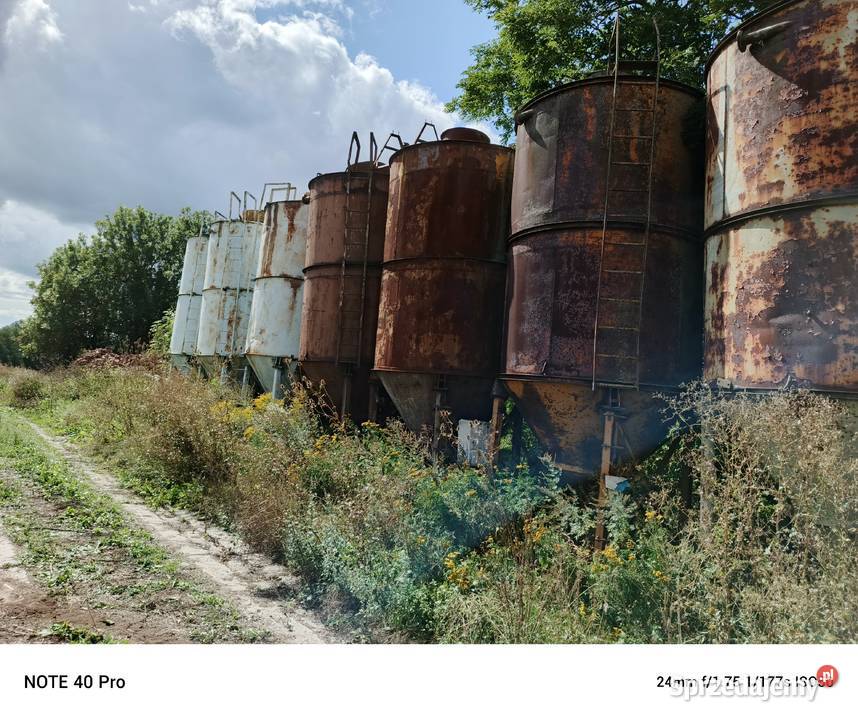 Silosy zbożowe poj 14 t idealne na paszę Bartoszyce