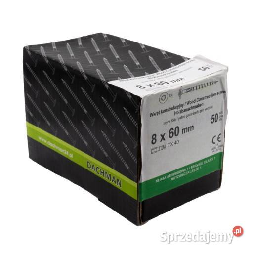 Wkręty ciesielskie talerzowe 8x60 Sieradz