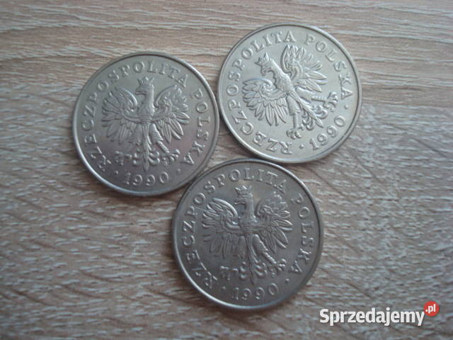 Moneta 100 z 1990 r x 3 Bądkowo