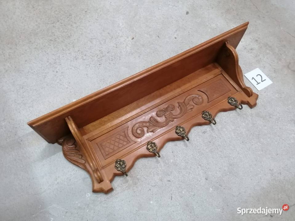 Wieszaki stylowe z Francji półka