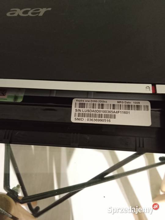 Sprzedam Uszkodzony Laptop Acer D260 Okazja Golub-Dobrzyń
