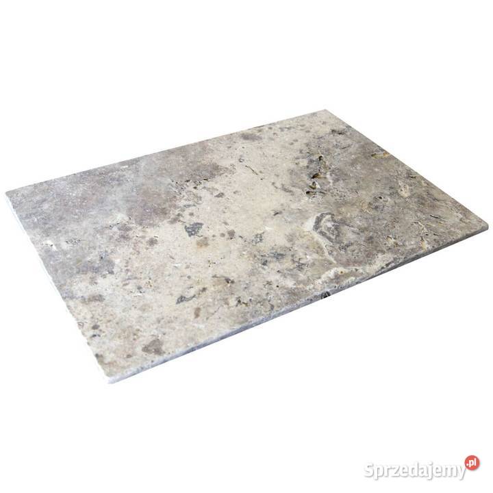 Płytki Trawertyn Silver Ash bębnowany 61x406x12 Gdynia