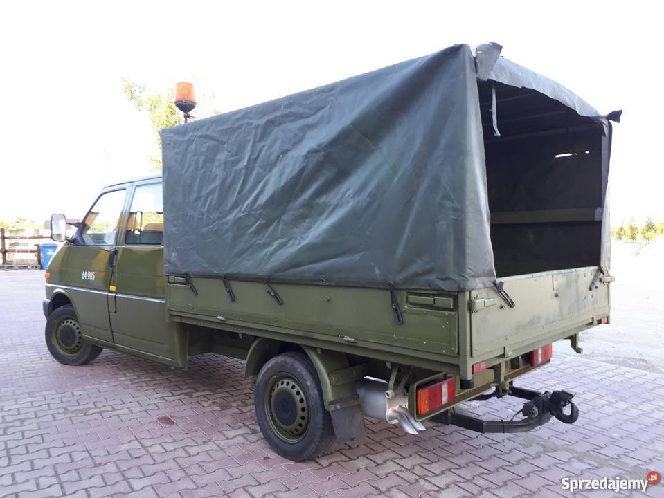 Vw T4 Doka z Wojskapełen serwis 147200 Wąbrzeźno