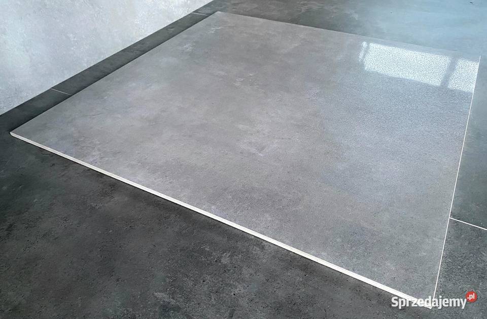 Gres betonopodobny grafit 80x80 duży rozmiar Łask sprzedam