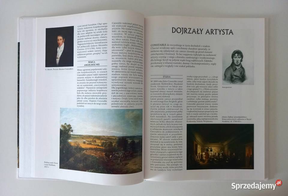 Sztuka Malarstwo John Constable seria Oxford Kraków