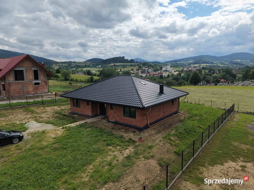 Dom parterowy piękna okolica Beskid wyspowy Nieruchomości Skrzydlna sprzedam