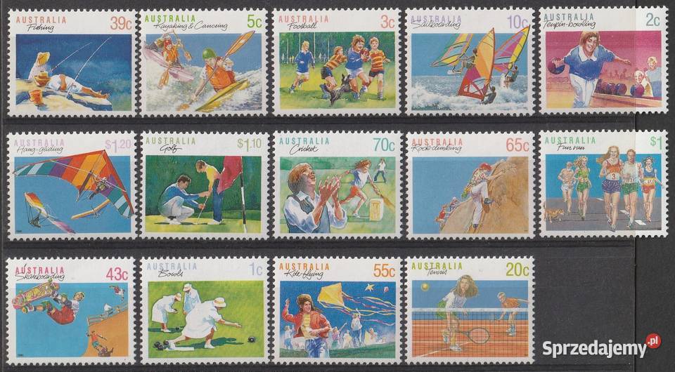 AUSTRALIA SPORT 1990 CZYSTE Łódź