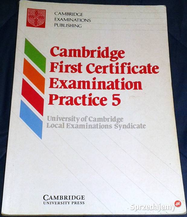 Cambridge First Certificate Examination Practice Chełm sprzedam