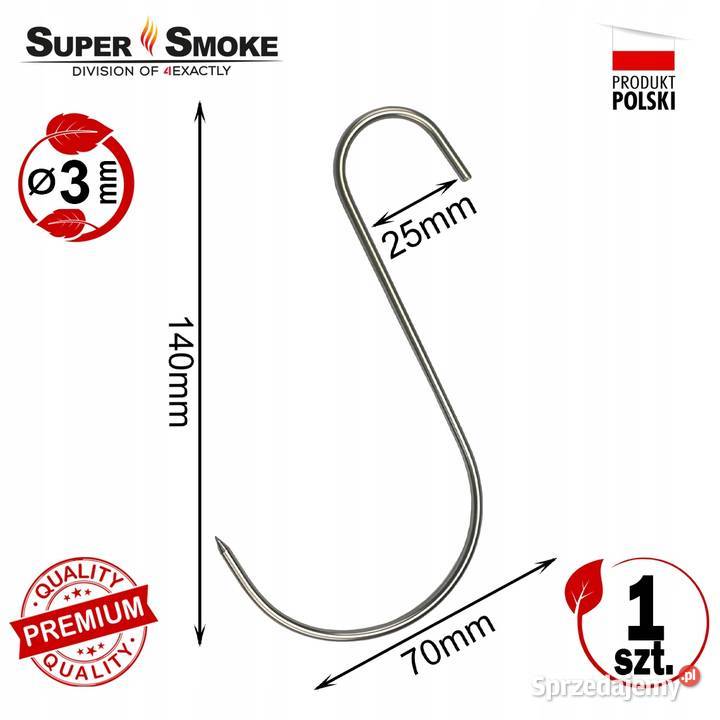 Hak Wędzarniczy Super Smoke S do mięs wędlin 3mm Białystok