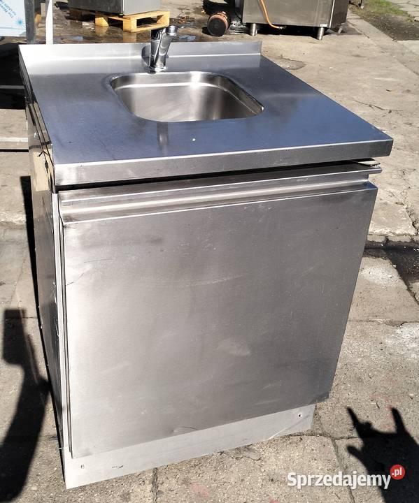 Zlew gastronomiczny 1komorowy z szafką 645x68x90