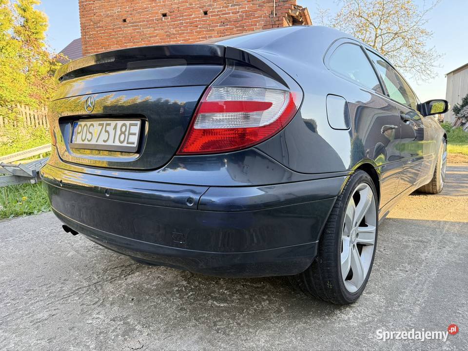 Mercedes CSport Coupe 18Kompressorr Automat z elektryczne lusterka Ostrów Wielkopolski