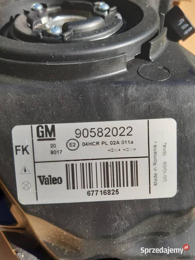 Reflektory Lampy przednie Valeo Opel Zafira A Dąbrowa Górnicza