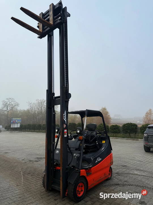 wózek widłowy elektryczny LINDE E20 przesuw łódzkie