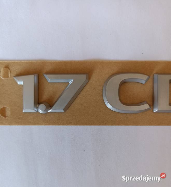 Napis emblemat Opel 17 CDTI osobowe Pozostałe Części samochodowe Lipno