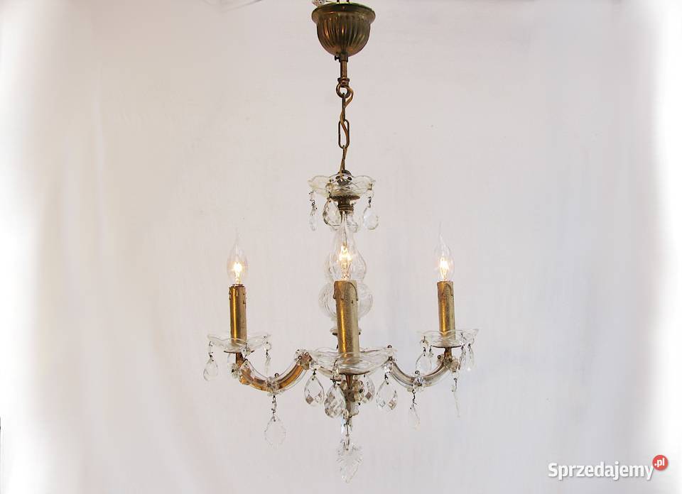 Żyrandol Lampa Kryształki II Szczecinek